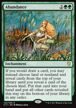 Abundance⁣ - Commander 2017⁣ (Rare)⁣ [145]