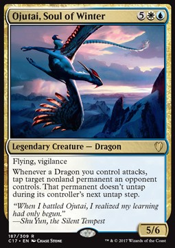 Ojutai, Soul of Winter⁣ - Commander 2017⁣ (Rare)⁣ [187]