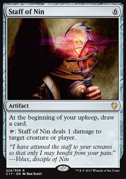 Staff of Nin⁣ - Commander 2017⁣ (Rare)⁣ [224]