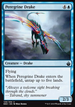 Peregrine Drake⁣ - Battlebond⁣ (Uncommon)⁣ [128]