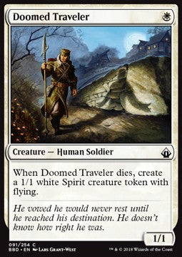 Doomed Traveler⁣ - Battlebond⁣ (Common)⁣ [91]