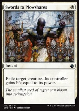 Swords to Plowshares⁣ - Battlebond⁣ (Uncommon)⁣ [110]