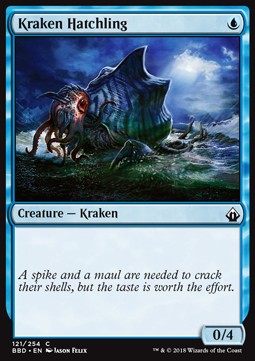 Kraken Hatchling⁣ - Battlebond⁣ (Common)⁣ [121]