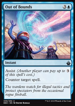 Out of Bounds⁣ - Battlebond⁣ (Uncommon)⁣ [38]