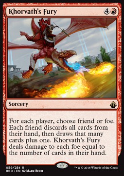 Khorvath's Fury⁣ - Battlebond⁣ (Rare)⁣ [59]