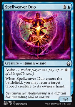 Spellweaver Duo⁣ - Battlebond⁣ (Common)⁣ [42]