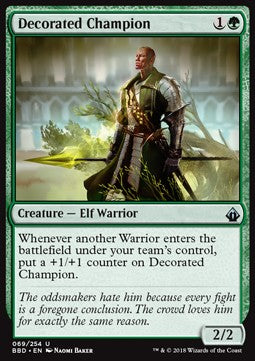 Decorated Champion⁣ - Battlebond⁣ (Uncommon)⁣ [69]