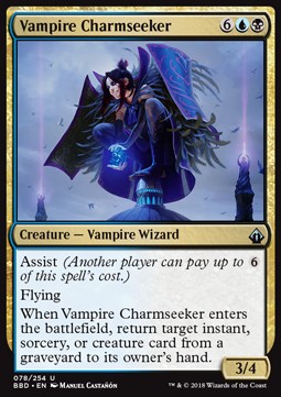 Vampire Charmseeker⁣ - Battlebond⁣ (Uncommon)⁣ [78]