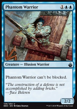 Phantom Warrior⁣ - Battlebond⁣ (Uncommon)⁣ [129]