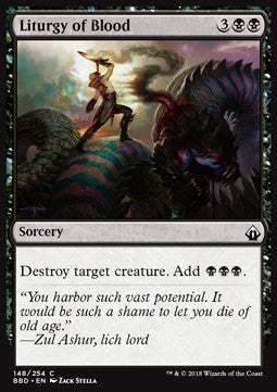 Liturgy of Blood⁣ - Battlebond⁣ (Common)⁣ [148]