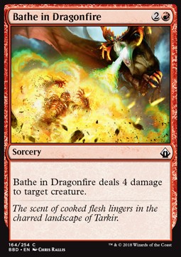 Bathe in Dragonfire⁣ - Battlebond⁣ (Common)⁣ [164]