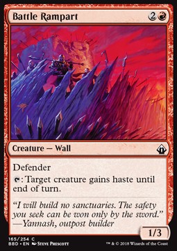Battle Rampart⁣ - Battlebond⁣ (Common)⁣ [165]