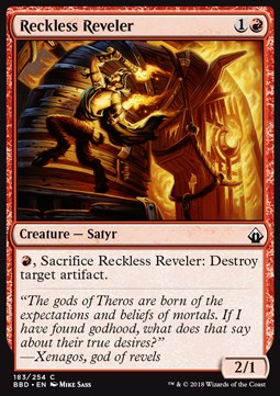 Reckless Reveler⁣ - Battlebond⁣ (Common)⁣ [183]