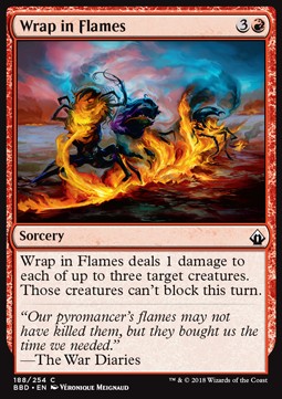 Wrap in Flames⁣ - Battlebond⁣ (Common)⁣ [188]