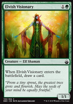 Elvish Visionary⁣ - Battlebond⁣ (Common)⁣ [196]