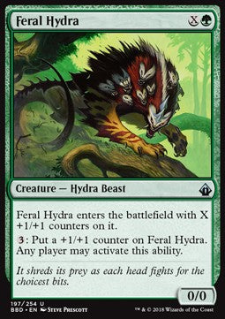 Feral Hydra⁣ - Battlebond⁣ (Uncommon)⁣ [197]