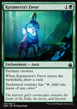 Karametra's Favor⁣ - Battlebond⁣ (Uncommon)⁣ [203]