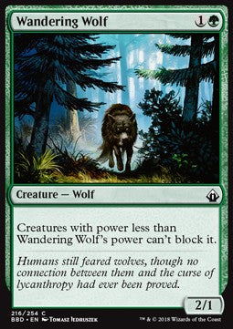 Wandering Wolf⁣ - Battlebond⁣ (Common)⁣ [216]