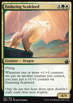 Enduring Scalelord⁣ - Battlebond⁣ (Uncommon)⁣ [221]