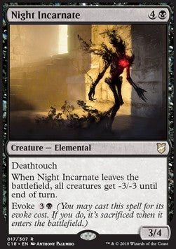 Night Incarnate⁣ - Commander 2018⁣ (Rare)⁣ [17]