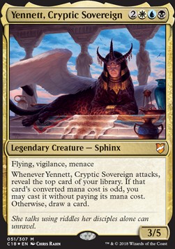Yennett, Cryptic Sovereign⁣ - Commander 2018⁣ (Mythic)⁣ [51]