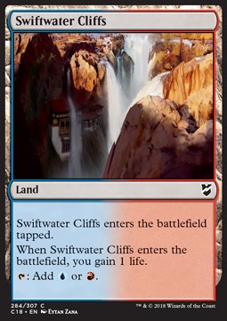 Swiftwater Cliffs⁣ - Commander 2018⁣ (Common)⁣ [284]