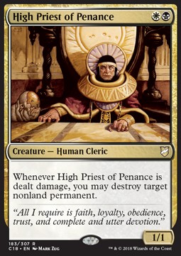 High Priest of Penance⁣ - Commander 2018⁣ (Rare)⁣ [183]