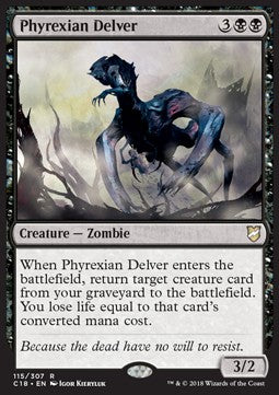 Phyrexian Delver⁣ - Commander 2018⁣ (Rare)⁣ [115]