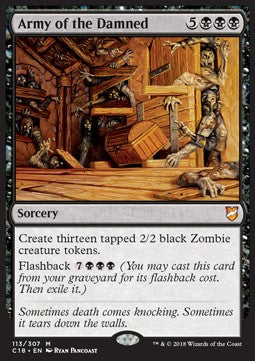 Army of the Damned⁣ - Commander 2018⁣ (Mythic)⁣ [113]