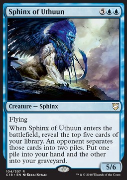 Sphinx of Uthuun⁣ - Commander 2018⁣ (Rare)⁣ [104]