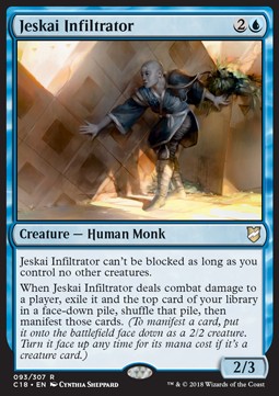 Jeskai Infiltrator⁣ - Commander 2018⁣ (Rare)⁣ [93]