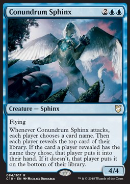 Conundrum Sphinx⁣ - Commander 2018⁣ (Rare)⁣ [84]