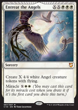 Entreat the Angels⁣ - Commander 2018⁣ (Mythic)⁣ [67]