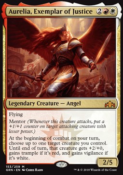 Aurelia, Exemplar of Justice⁣ - Guilds of Ravnica⁣ (Mythic)⁣ [153]