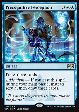 Precognitive Perception⁣ - Ravnica Allegiance⁣ (Rare)⁣ [45]
