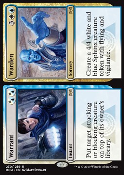 Warrant // Warden⁣ - Ravnica Allegiance⁣ (Rare)⁣ [230]