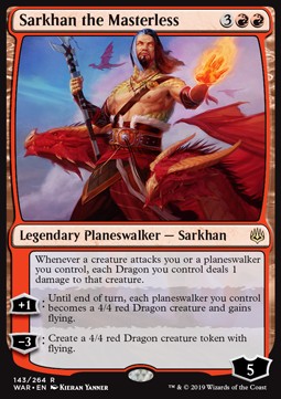 Sarkhan the Masterless⁣ - War of the Spark⁣ (Rare)⁣ [143]