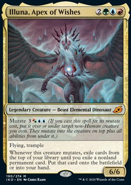Illuna, Apex of Wishes⁣ - Ikoria: Lair of Behemoths⁣ (Mythic)⁣ [190]
