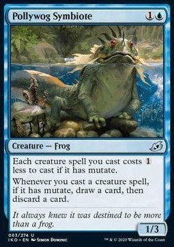 Pollywog Symbiote⁣ - Ikoria: Lair of Behemoths⁣ (Uncommon)⁣ [63]