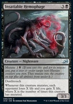 Insatiable Hemophage⁣ - Ikoria: Lair of Behemoths⁣ (Uncommon)⁣ [93]