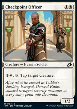 Checkpoint Officer⁣ - Ikoria: Lair of Behemoths⁣ (Common)⁣ [5]