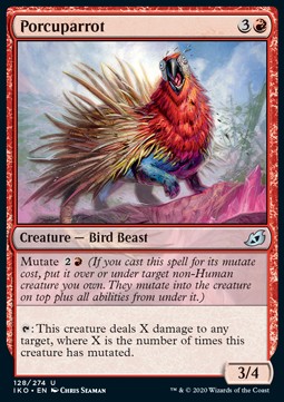 Porcuparrot⁣ - Ikoria: Lair of Behemoths⁣ (Uncommon)⁣ [128]