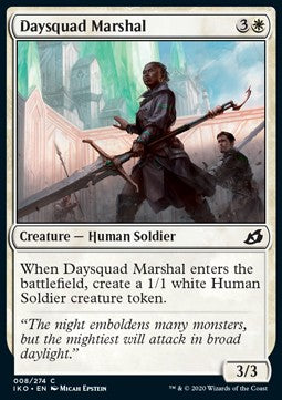 Daysquad Marshal⁣ - Ikoria: Lair of Behemoths⁣ (Common)⁣ [8]
