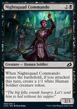 Nightsquad Commando⁣ - Ikoria: Lair of Behemoths⁣ (Common)⁣ [98]