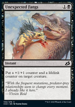Unexpected Fangs⁣ - Ikoria: Lair of Behemoths⁣ (Common)⁣ [102]