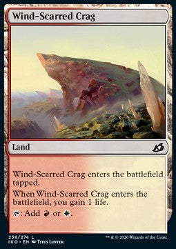 Wind-Scarred Crag⁣ - Ikoria: Lair of Behemoths⁣ (Common)⁣ [258]