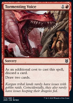 Tormenting Voice⁣ - Zendikar Rising⁣ (Common)⁣ [172]