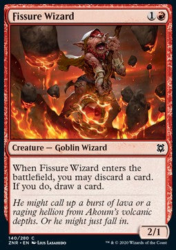 Fissure Wizard⁣ - Zendikar Rising⁣ (Common)⁣ [140]