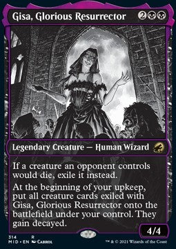 Gisa, Glorious Resurrector⁣ - Innistrad: Midnight Hunt: Extras⁣ (Rare)⁣ [314]