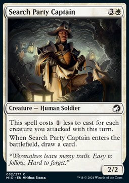 Search Party Captain - Innistrad: Midnight Hunt (Common) [MID-32]